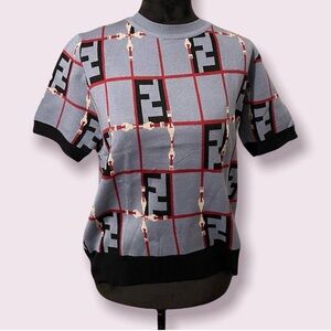 Logo Patterned Sweater